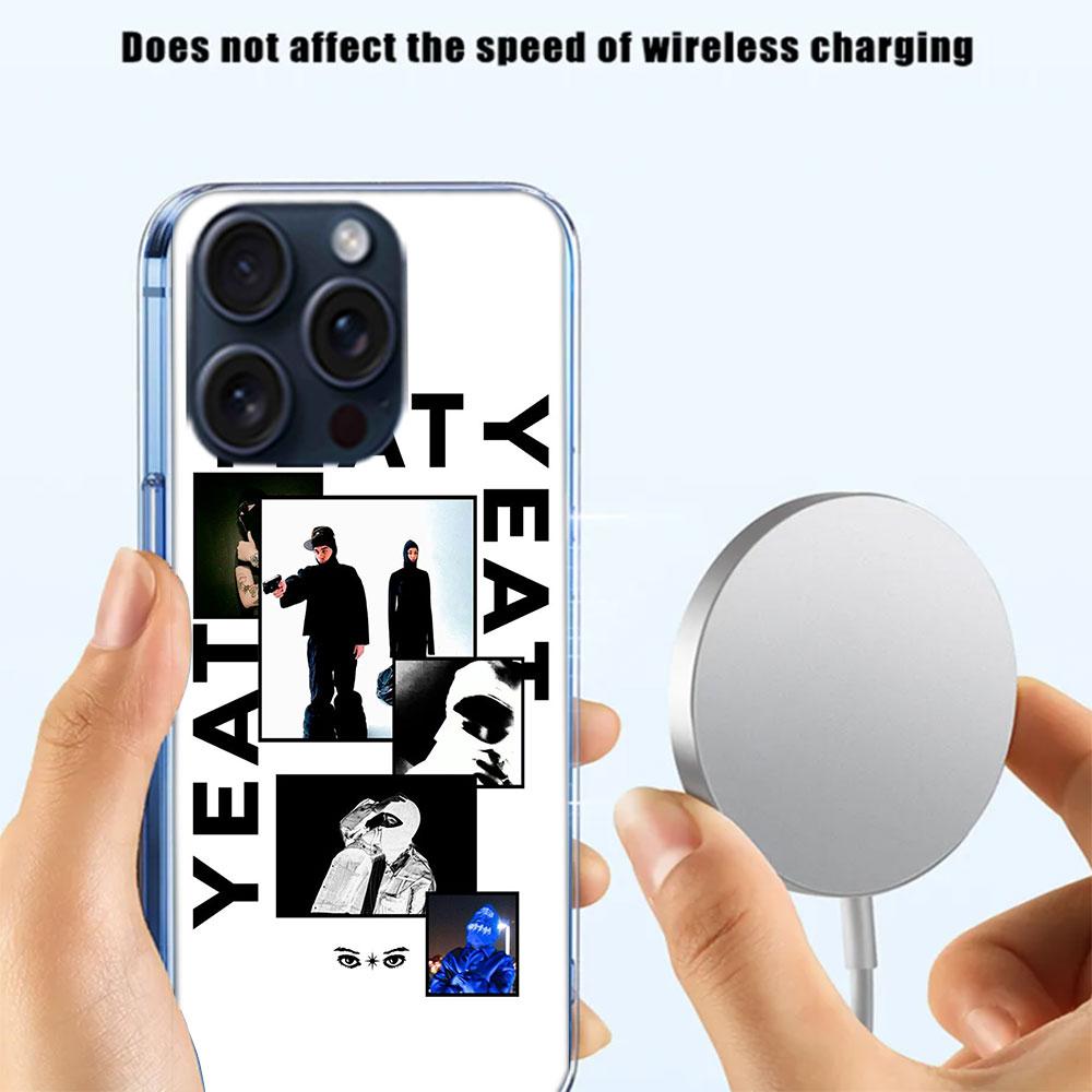 Yeat Rapper AfterLyfe Transparante Telefoonhoesje Voor Iphone 17 Air 16 Pro Max 15 Pro 14 Plus 17E 16E 11 13 12 Mini Hoesjes Fundas Cell