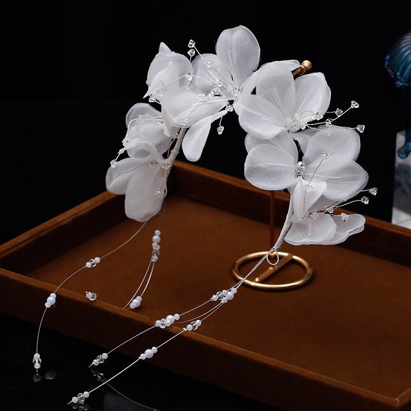 2023 Tassel Pearl Bow Hair Clip for Women – Elegant Fairy Headdress