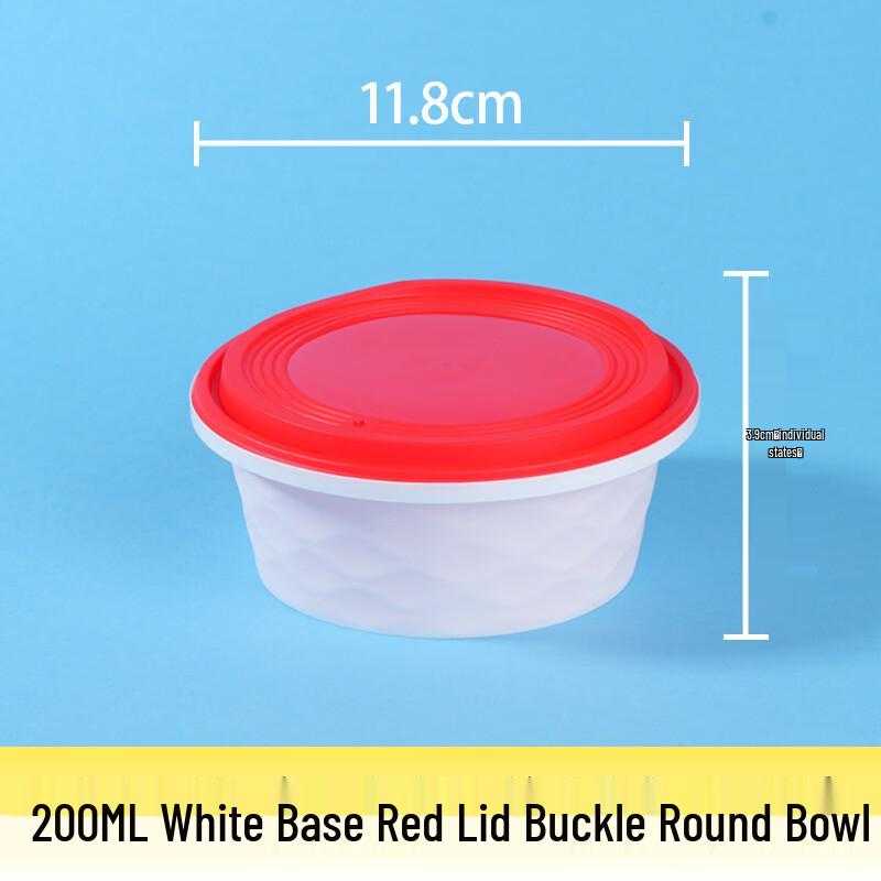 Jian Minkang Disposable Round Takeout Food Containers with Lids