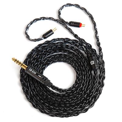 KBEAR ST12 Earphone Cable 8 Pieces 4N Copper Silver Plated Upgrade Cable Aluminum Anodizing Process Sound Quality Improvement Audio Headphone