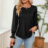Women's  Long Sleeve Shirts Solid Color Fall Fashion Basic Slim Fit Soft Sexy Tops