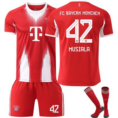 Maglia da Calcio FC Bayern Monaco Home 25-26 per Bambini e Adulti MUSIALA #42