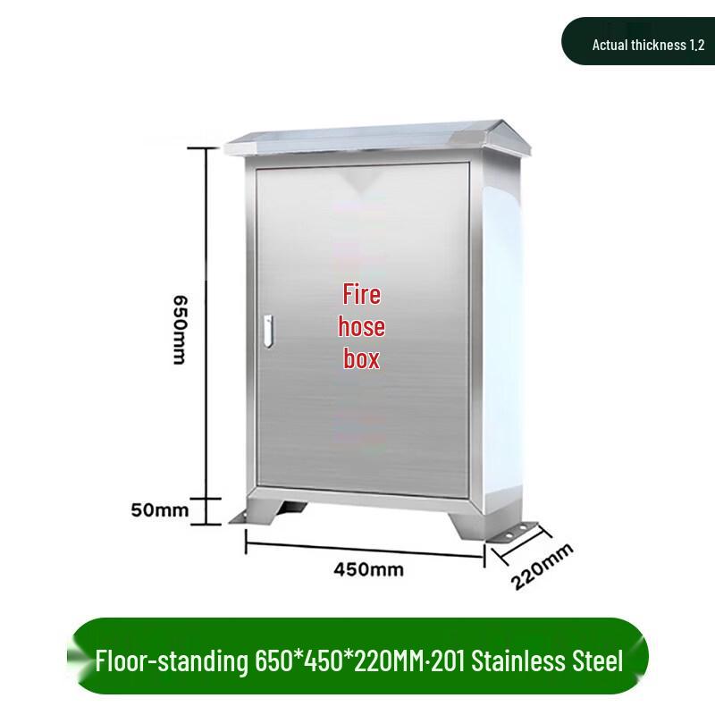 

Aokewen Slanted Top Outdoor Stainless Steel Fire Hose Box