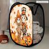 1Pcs Autumn Sunflower Pumpkin Series 6 Pop-Up Laundry Hamper Expandable Mesh Hamper Basket for Room Bedroom Bathroom Organization Contemporary Storage