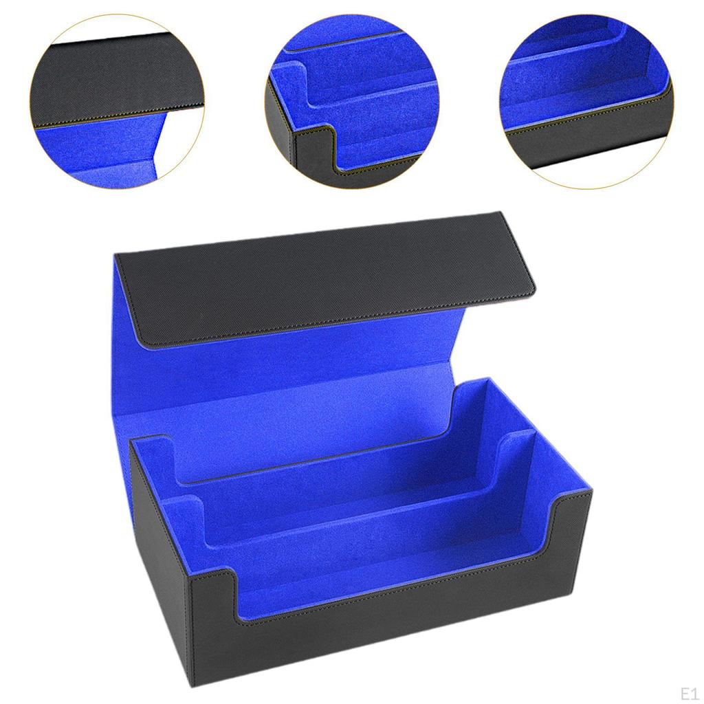 Trading Card Deck Box Collectible Storage Multipurpose Sleeved Cards Holder
