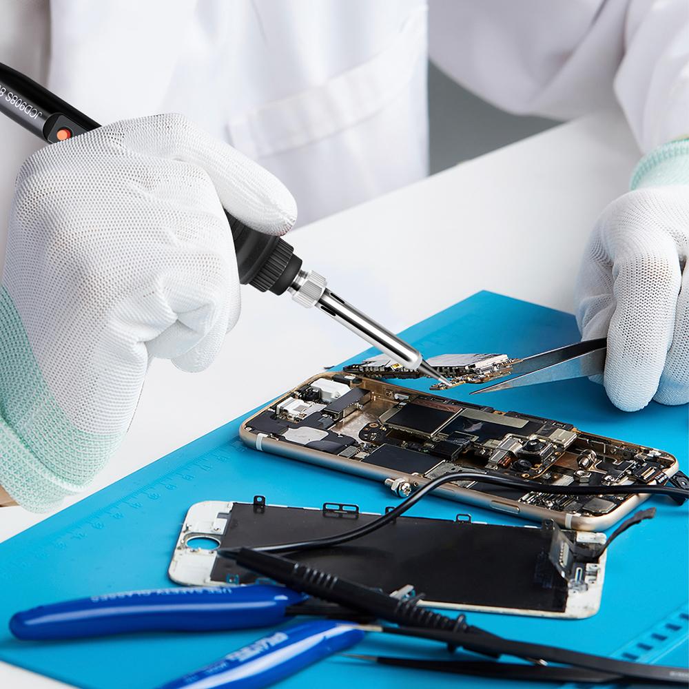 80W elektrická páječka Digitální displej s nastavitelnou teplotou Elektronické svařování Opravné nástroje s pájecími cínovými hroty