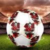 Salah Printed Size 5 Soccer Ball, Machine-Stitched PVC, Durable & High Bounce, All Ages Fit, fan merchandise, matches & outdoor use.