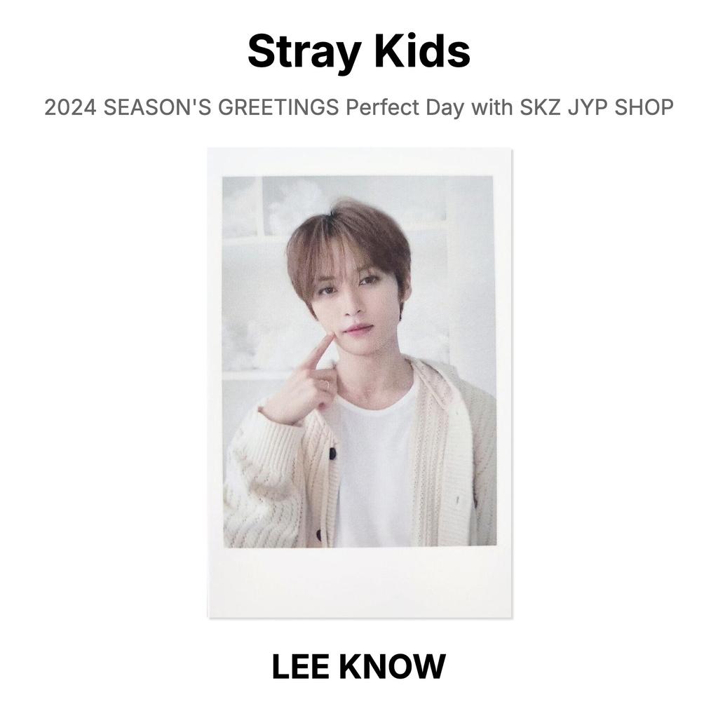 Stray Kids 2024 SEASON'S GREETINGS Perfect Day with SKZ JYP SHOP Official Photocard