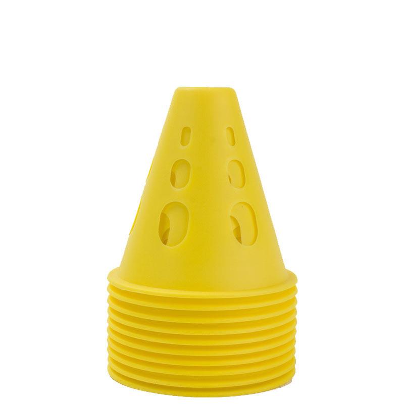 

1Pcs Marking Training Road Cone Roller Skating Piles Portable Multifunctional Skates Roadblocks Soccer Training Obstacles Props жёлтый