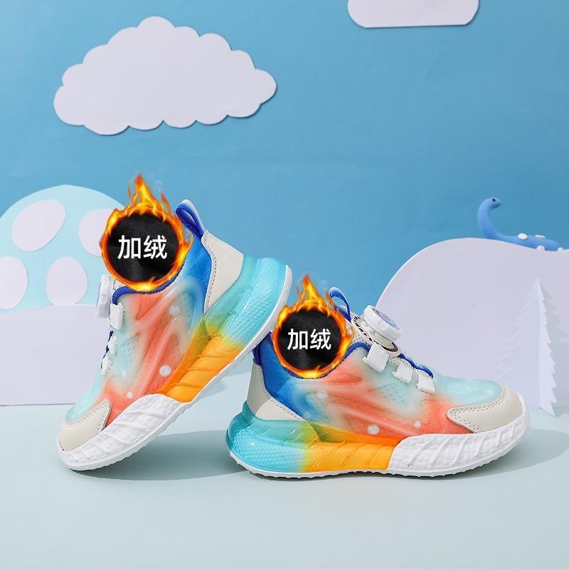 Детская спортивная обувь осень и зима Светящаяся в темноте спортивная обувь для мальчиков — фото 7