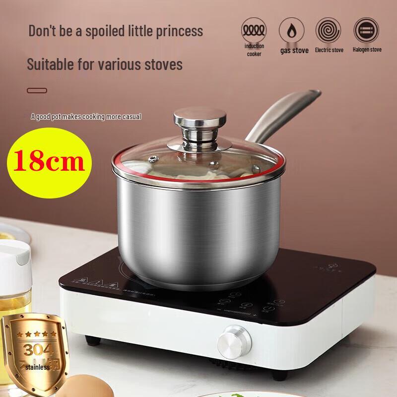 AnYi 304 Stainless Steel Milk & Saucepan