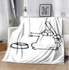 Simon's Cat Flanelldecke Weich Warm Ganzjahresdecke, Design für Camping, Autoreisen, Wandern Sofa, Bett, Büro Perfektes Geschenk für Partys