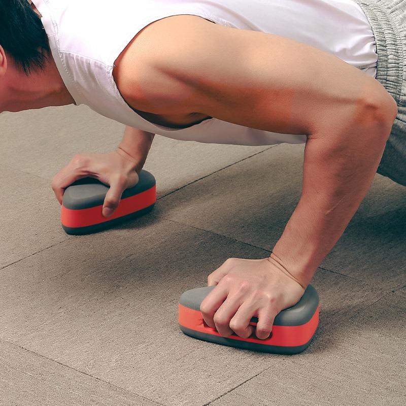 Multi-functional Fitness Hand Grips - Ergonomic Push-up Sliders & Crawling Pads, Non-slip Lightweight Exercise Gliders for Core оранжевый