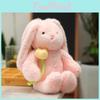 Plush Bunny Toy With Soft Short Pile Fabric For Kids Birthday Gift