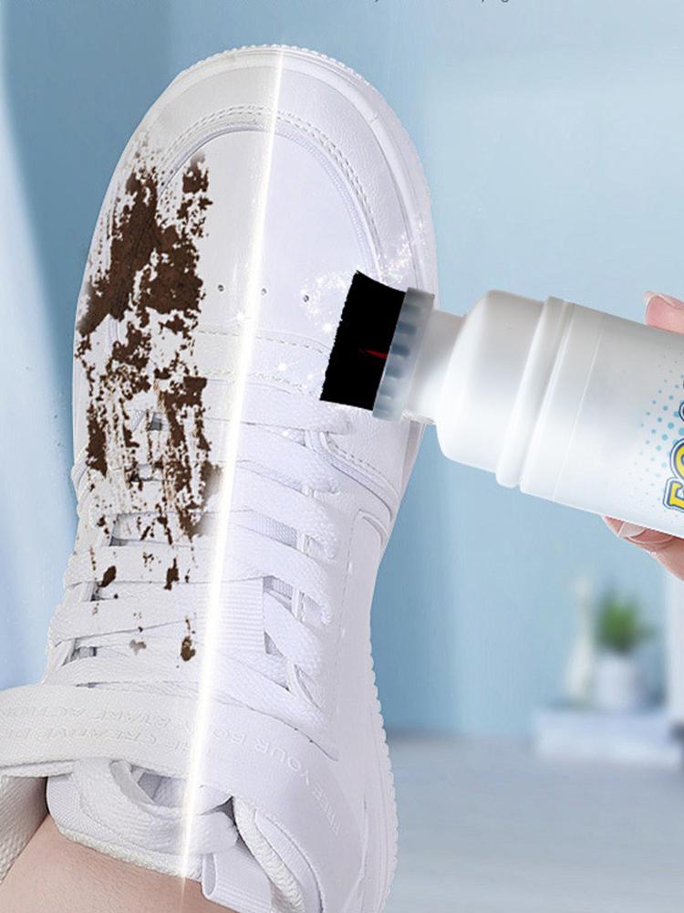 100ML Portable White Shoe Foam Cleaner Shoe Cleaner With Brush Shell Shoes Sneaker Cleaning Accessories Shoes Cleaning Agent