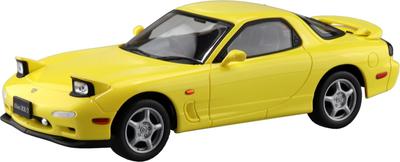 Aoshima Bunka Kyozai Rakupla Snap Kit Infini FD3S Competition Yellow Mica Plastic Model 1/32 No.04-CY RX-7 Pre-Colored (Automobile)