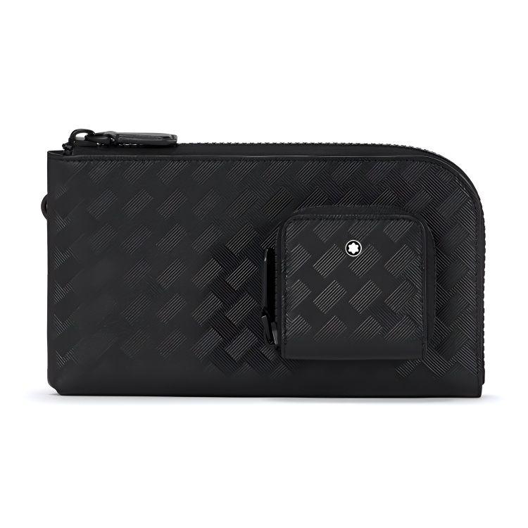 

Montblanc Woven Cowhide Wallet Men wallet Black 129981 Shopping Bag Set(Basic Set+Shopping Bag)