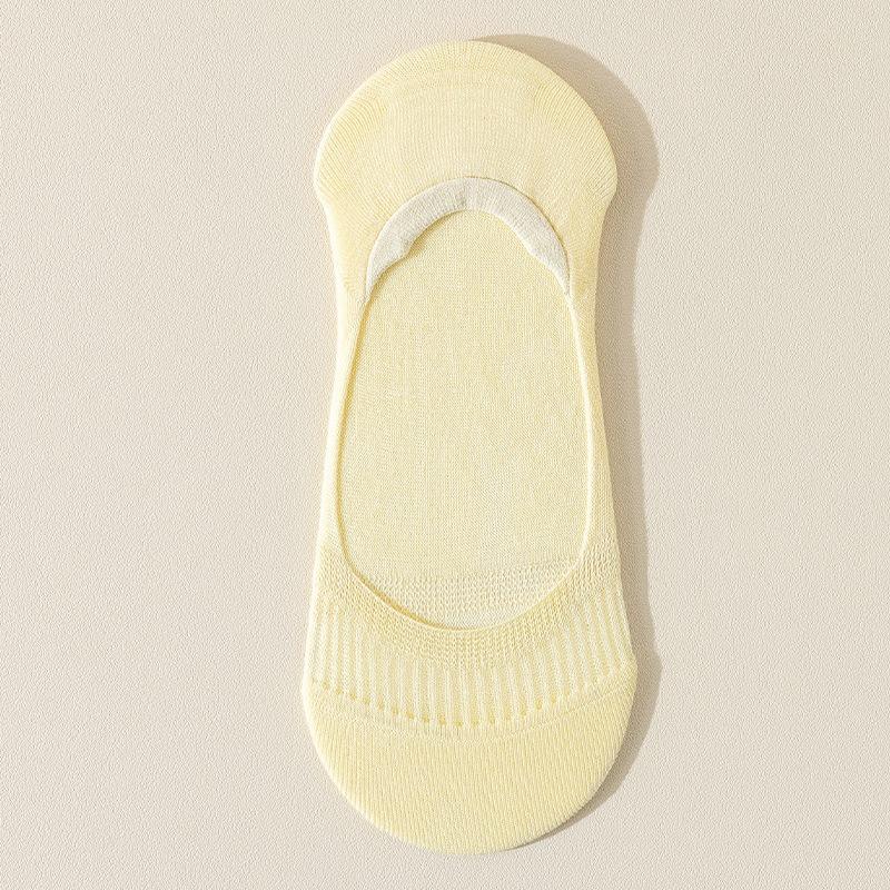 Women's Summer Thin Boneless Mesh Breathable Heel Shallow Mouth Invisible Socks
