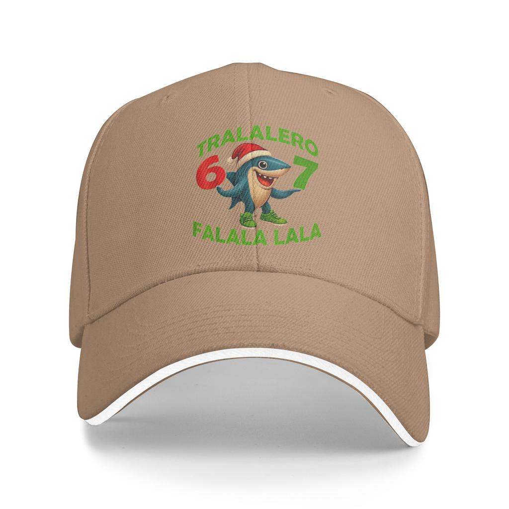 Tralalero Tralala Funny Italian Brainrot 67 Six Seven Meme Baseball Cap Hiking Fishing Trucker Hat Men Classic Baseball Caps
