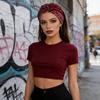 Fasce Larghe Boho Intrecciate da Donna, Turbante Spesso Morbido per Allenamento e Uso Quotidiano