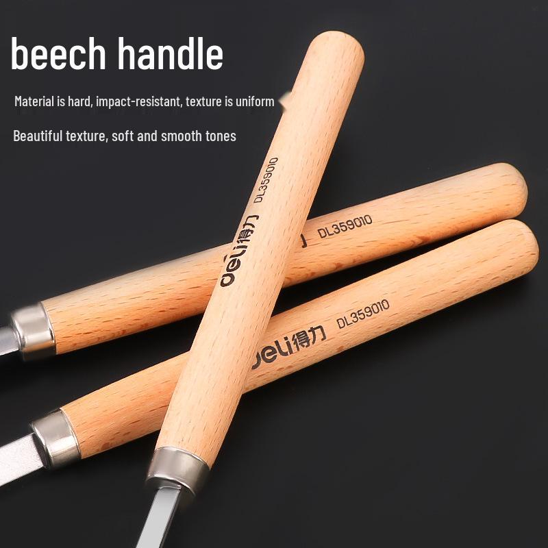 Handcrafted Woodworking Carving Knife Set - Complete Wood & Root Carving, Seal Engraving, Rubber Stamp Tools with Wooden Handles