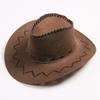 Summer Western Cowboy Hat Women Casual Sun Protection Hat Street Retro Face Showing Little Knight Hat Sun Protection Travel