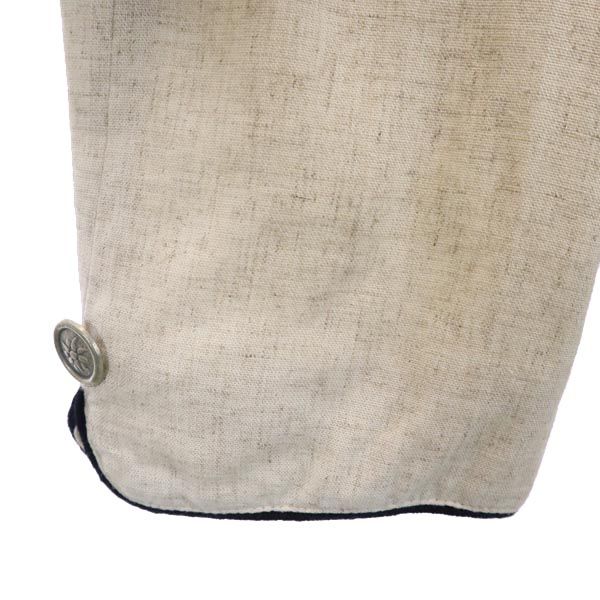 OLD 90s Linen Blend Long sleeve No color jacket 44 Beige Women Used