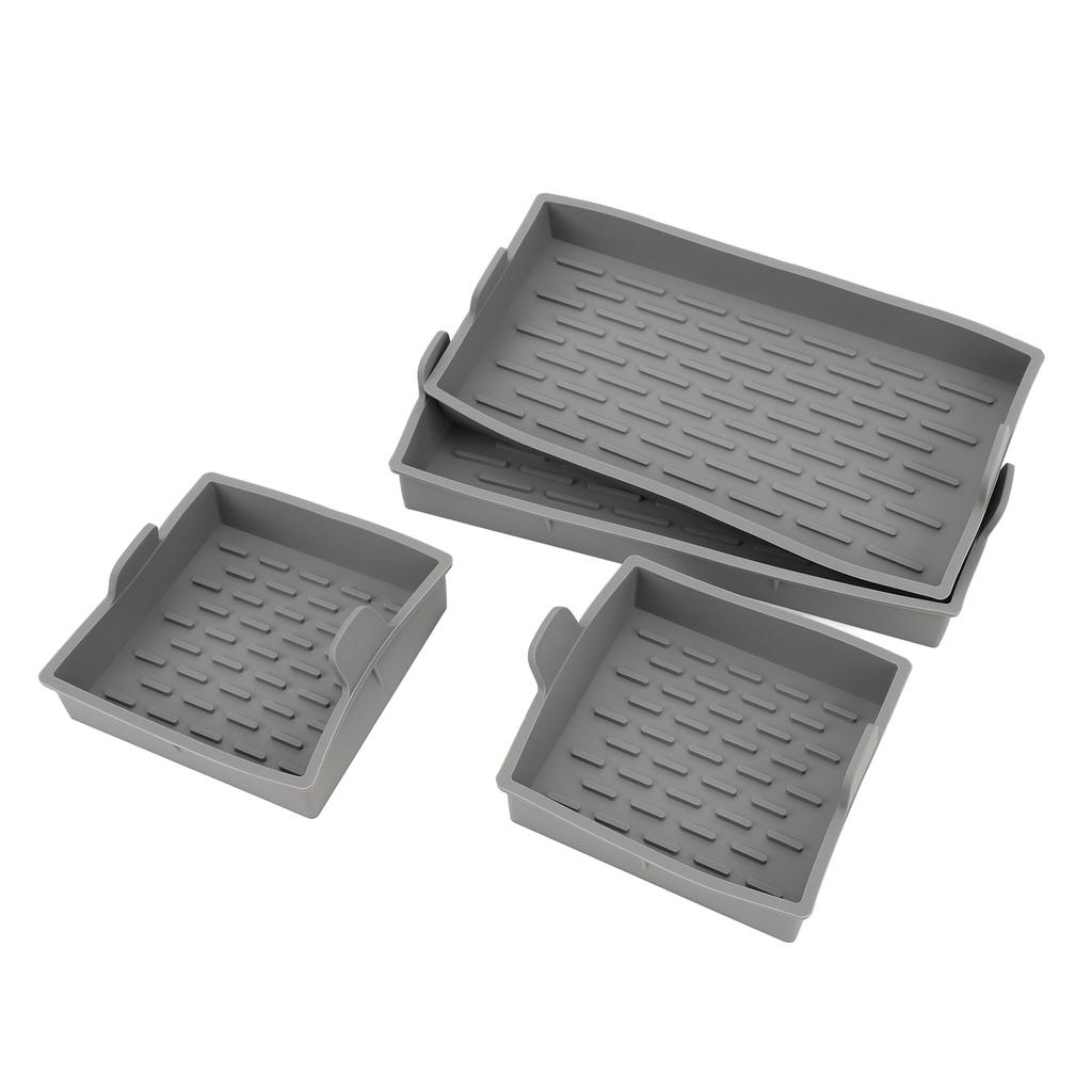 4pcs Silicone Baking Cake Pan Professional High Temperature Resistance Prevents Stick Cake Pans Set 