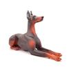 Doberman Pinscher Model Cognitive Ability Burrs-free Smell-less Action Figure Toy Doberman Pinscher for Children
