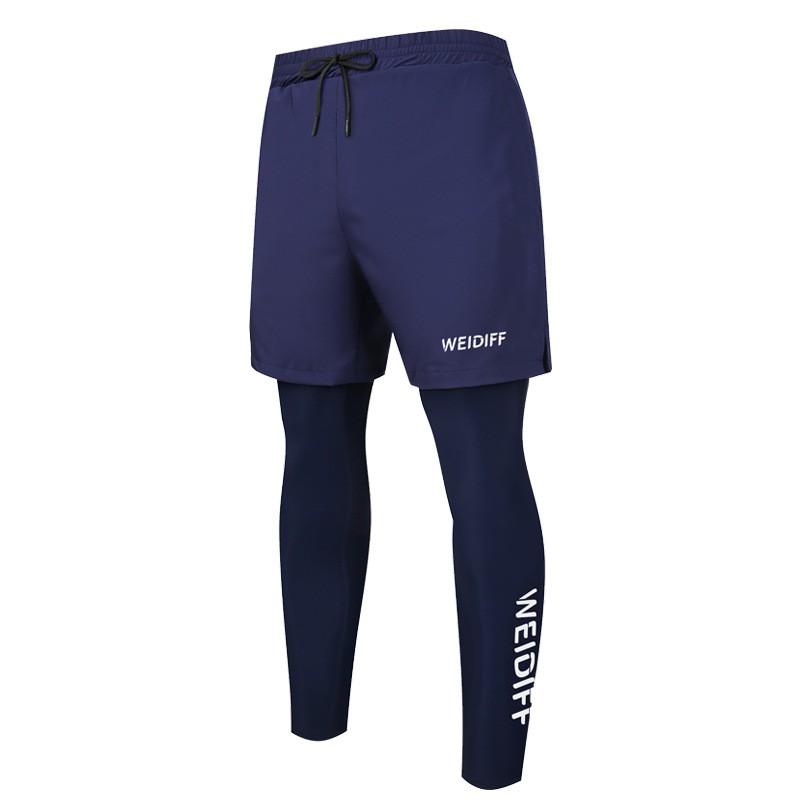 Mens UV Protection Rash Guard Set Long Sleeve Top Full-Length Pants Quick Dry Wetsuit Surfing Snorkeling Swimming