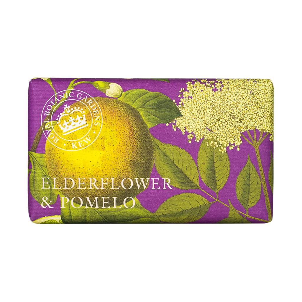 Sanwa Trading English Soap Company KEW GARDEN Luxury Shea Soaps Elderflower Pomelo &