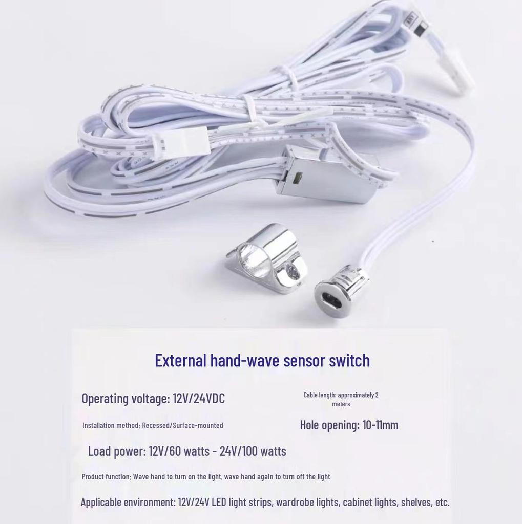 Smart Sensor Light Strips for Cabinets, Wardrobes, and Shelves