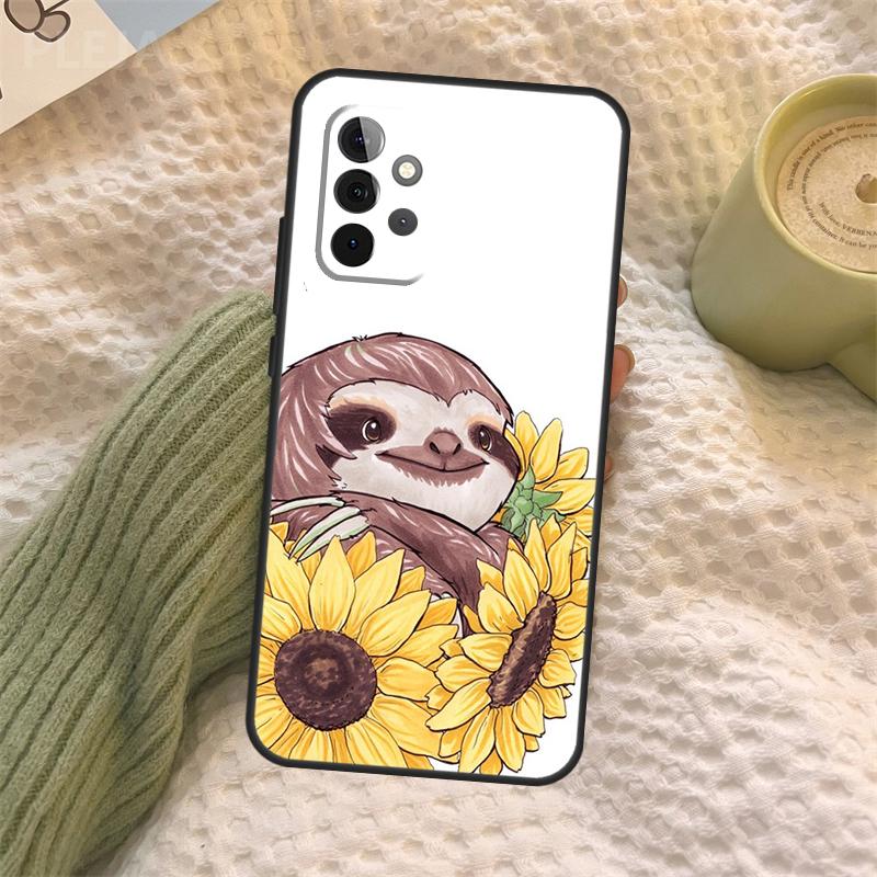 Sloth For Samsung Galaxy A52 A52S A32 A12 A22 A72 A21S A50 A70 A71 A51 A33 A73 A53 Cover Case