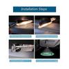 4 Piezas de Luces LED con Logo para Puerta de Coche para Land Rover, Proyector Inalámbrico 3D de Bienvenida, Sombra Fantasma Li