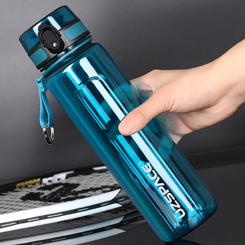 Large Capacity Tritan Sports Water Bottle Men Outdoor Gym Hiking Travel BPA Leakproof