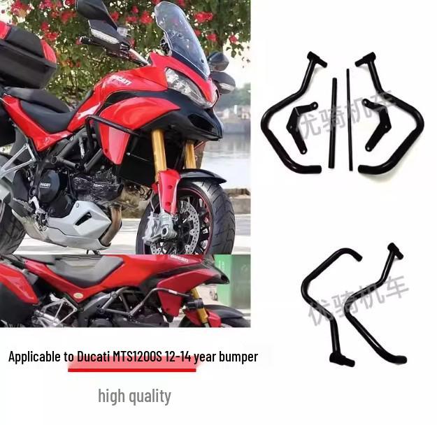 

Ducati MTS1200S Big Bird Anti-Fall Bumper Body Protection Frame Gloss Black