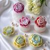 DIY Flowers Peony Silicone Candle Mold Handmade Aroma Plaster Resin Ornaments Molds Homemade Chocolate Candy Baking Mould