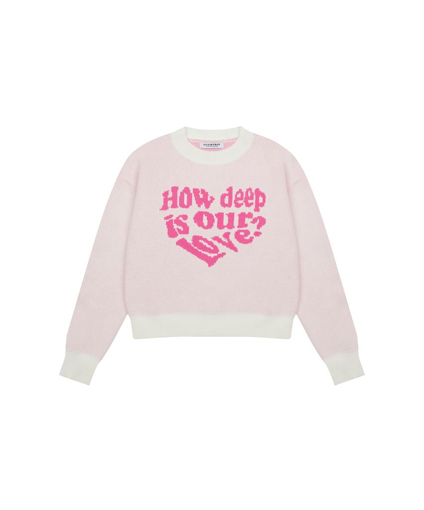 LUVISTRUE Mv Love Knit(Baby Pink)