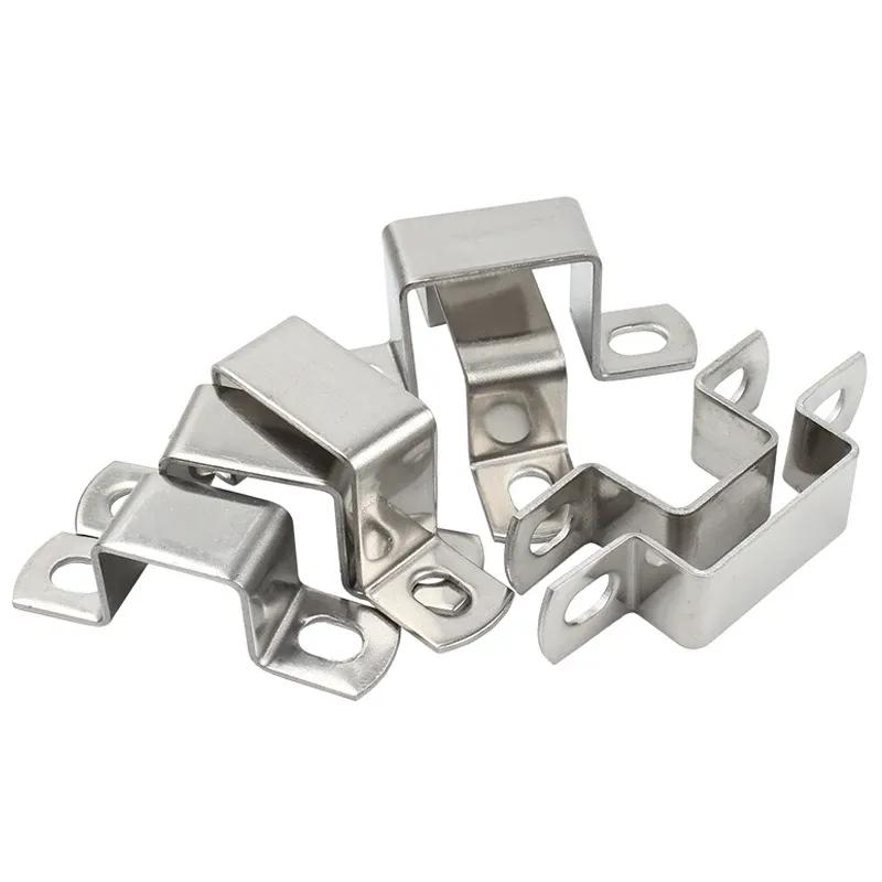 Oțel Inoxidabil 304 Îngroșat Pătrat Dreptunghiular Tub Ohm Card Tip U/M Clamă Cataramă Șa Călărie Inel Gât Suport