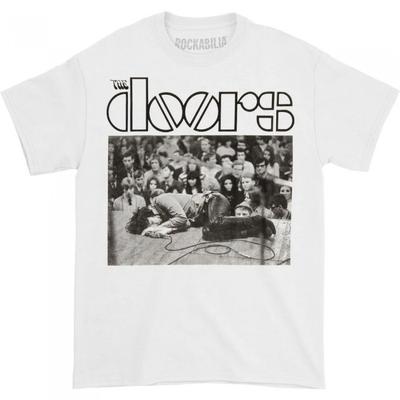 The Doors Unisex Adult Jim On Floor medvilniniai marškinėliai