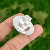 Natural Moonstone Gemstone Statement Adjustable Ring 925 Silver For Girls