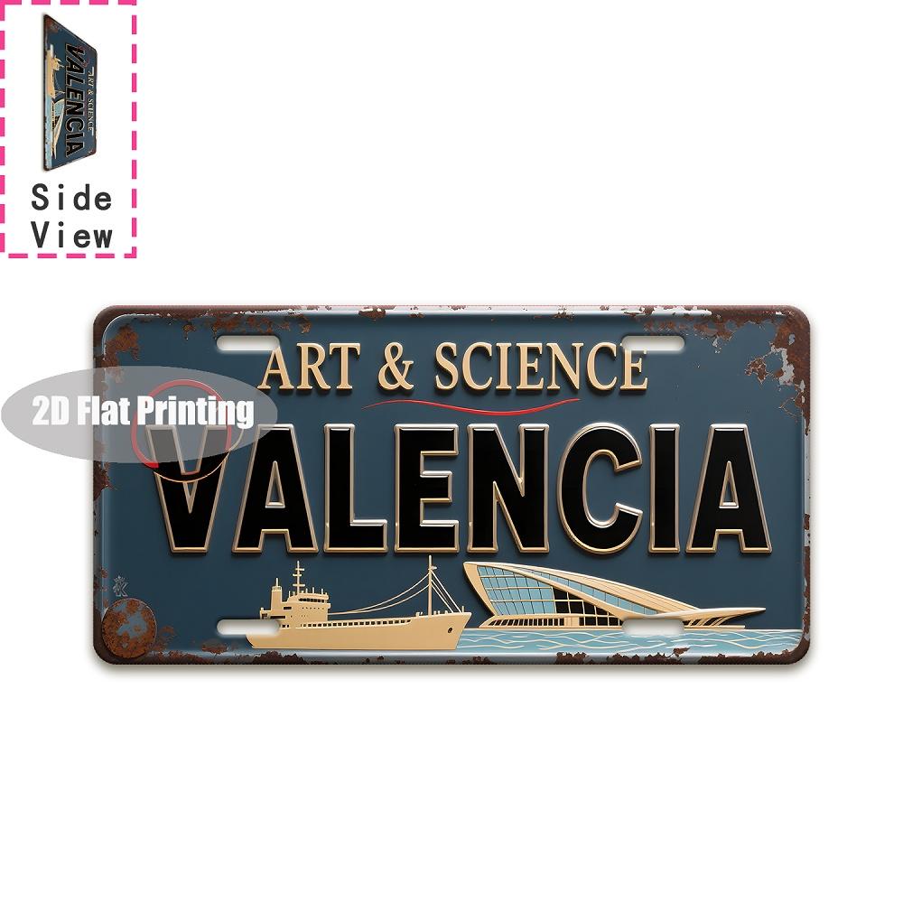 Tin Sign - Vintage Durable Metal Plaque Wall Decor, Home Office Bar Man Cave Turin City Birth Year License Plate Wall Art