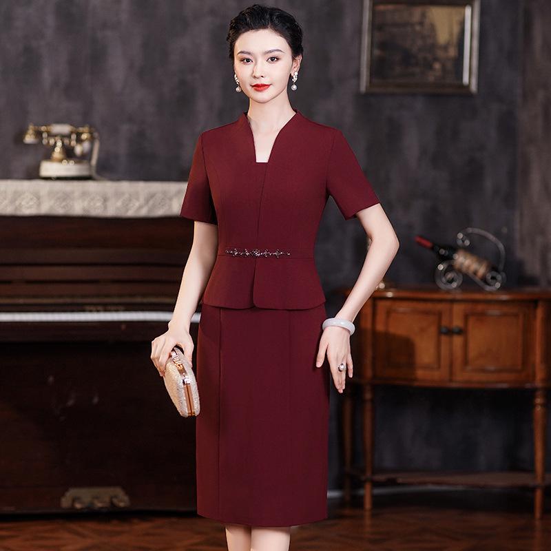 Shenzhen Cheongsam Plus-Size Mother of the Bride Dress 2024 High-End Wedding Banquet Toast Dress