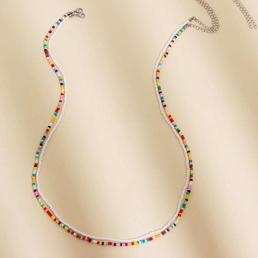 2pcs Bohemia Colorful Beaded Elasticity Waist Belly Chain For Women Summer Beach Waistband Bikini Beads Jewelry Y031