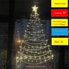 2027 DIY Floor-to-Ceiling Christmas Tree Window Lights Decoration for Festive Living Room