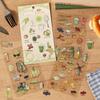 Diary Handwriting Series Vintage Life Building Landscape PET Sticker Creative DIY Journal Material Collage Stationery
