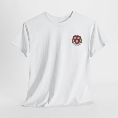 Anti-Trump, College, Universität Cambridge, Massachusetts Unisex Schweres Baumwoll-T-Shirt