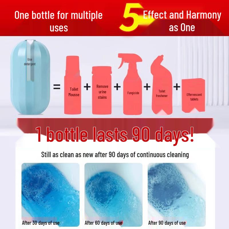 Blue Bubble Powerful Toilet Deodorizing & Descaling Magic Box