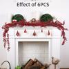 1pc Artificial Red Berry Vine | Plastic Holly Fruit Hanging Vine for Christmas, Weddings, Proposals, Parties, Photography Props