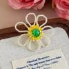 Shoe Decorations Beaded Imitation Pearl Artificial Crystal Hole Shoes Charms Decorations DIY Shoes Flower Buckle Accessories